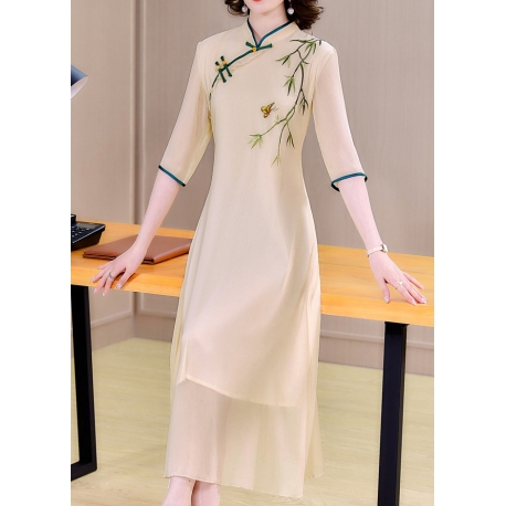 dress cheongsam import D7856