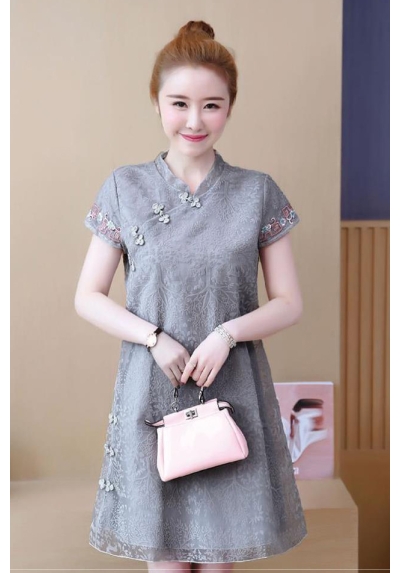 dress cheongsam import D7857