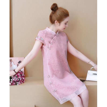 dress cheongsam import D7859