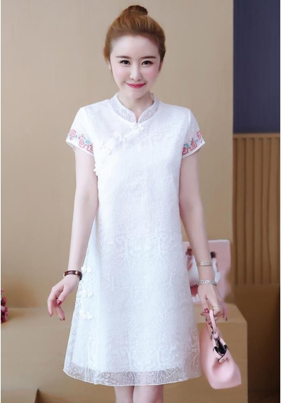 dress cheongsam import D7859