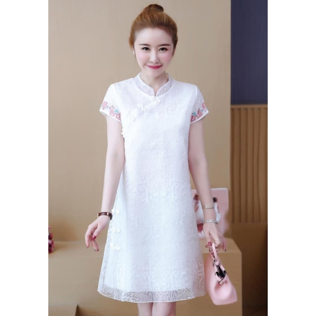 dress cheongsam import D7859