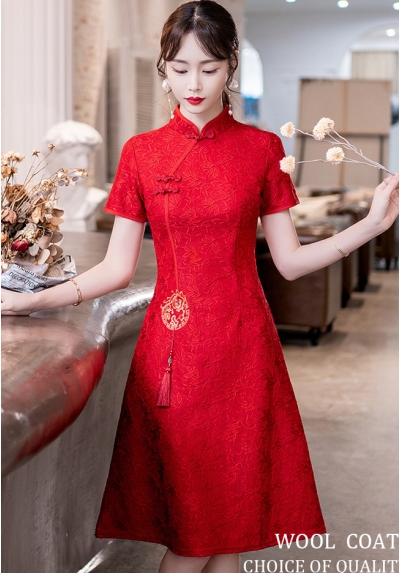 dress cheongsam import D7859