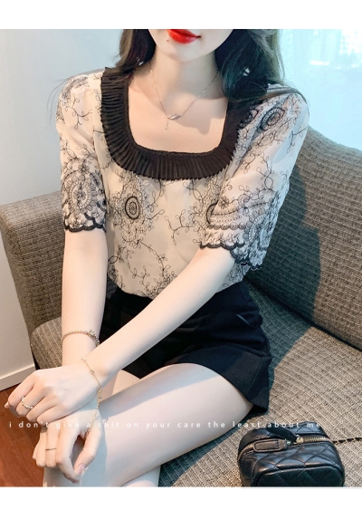 blouse  wanita korea T8016