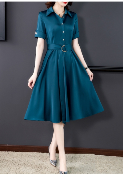 dress wanita korea D7858