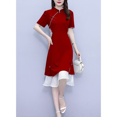 dress cheongsam import D7862