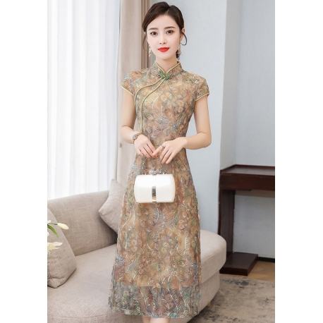 dress cheongsam import D7865