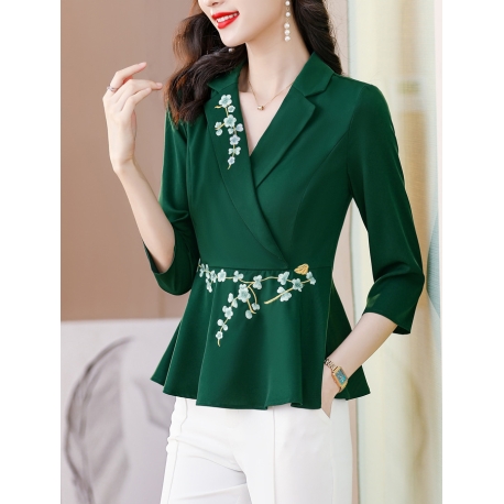 blouse  wanita korea T8021