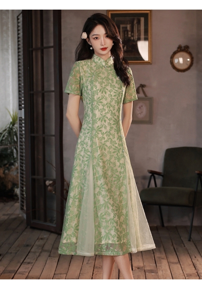 dress cheongsam wanita korea D7733