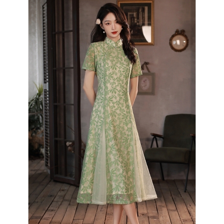 dress cheongsam wanita korea D7733