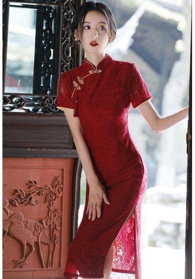 dress cheongsam import D7876