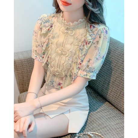 blouse wanita korea T8033