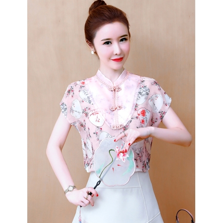 blouse wanita korea T8033