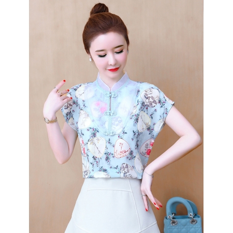 blouse wanita korea T8036