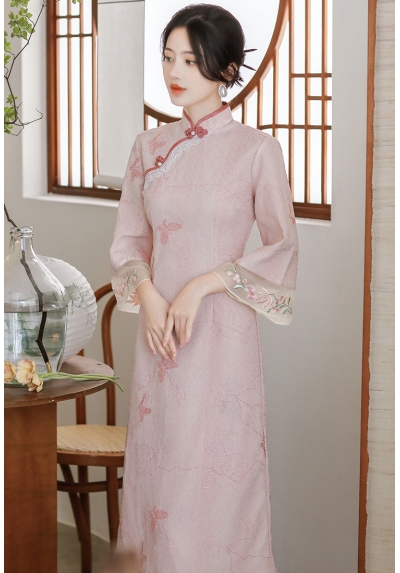 dress cheongsam import D7886