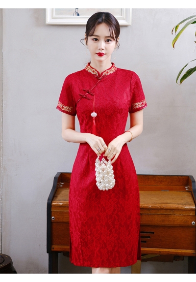 dress cheongsam import D7860