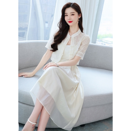 dress wanita korea D7888