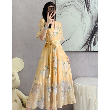 long dress wanita korea D7737