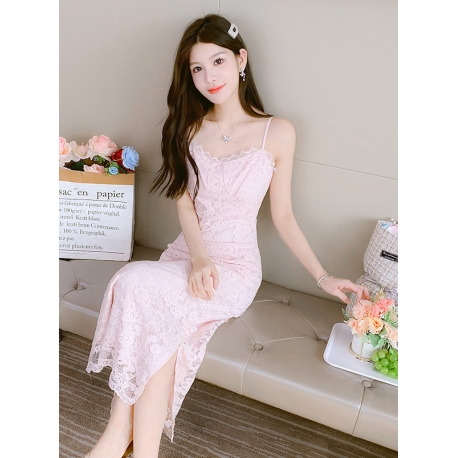 long dress wanita korea D7737