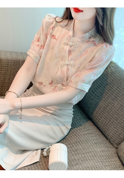 blouse cheongsam import T8047