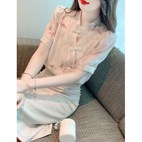 blouse cheongsam import T8047