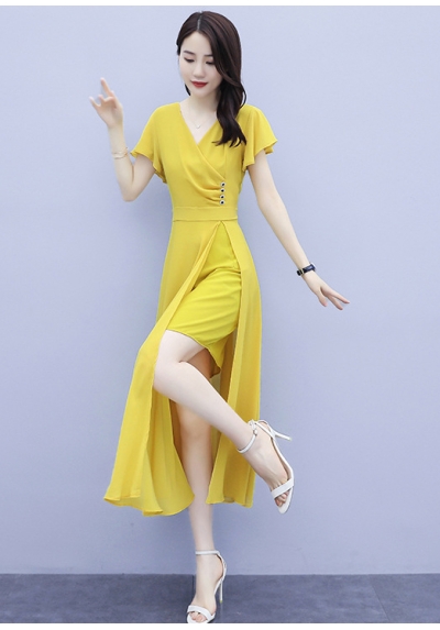 dress pesta wanita korea D7896