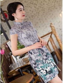 dress cheongsam D7898/ qipao dress import