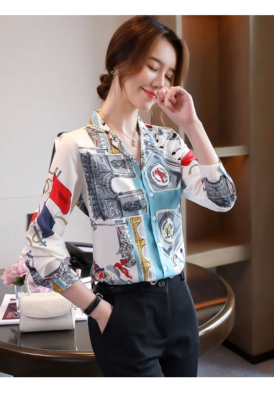 blouse wanita korea T8060