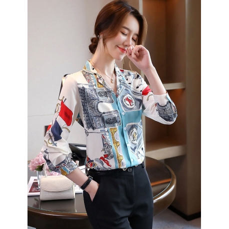 blouse wanita korea T8060