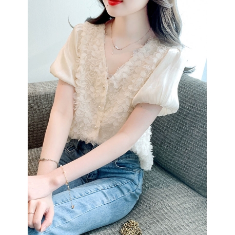 blouse wanita korea T7957