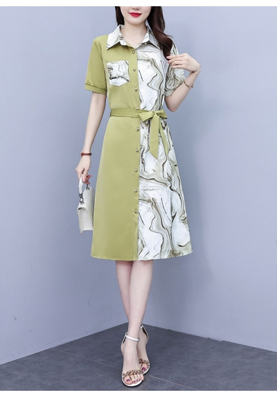 dress wanita korea D7912