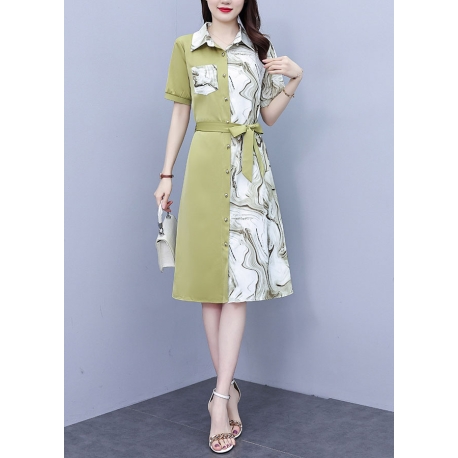 dress wanita korea D7912