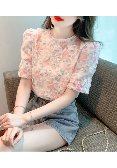 blouse  wanita korea import T8074