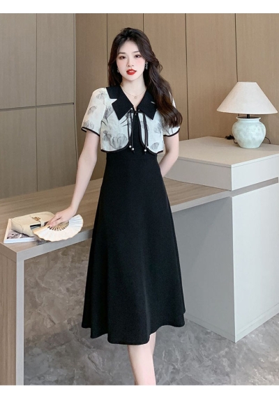 dress wanita korea D7914