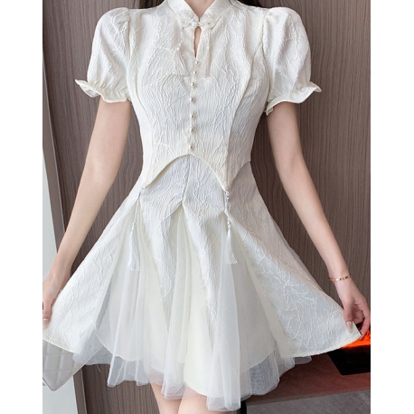 dress cheongsam wanita korea D7732