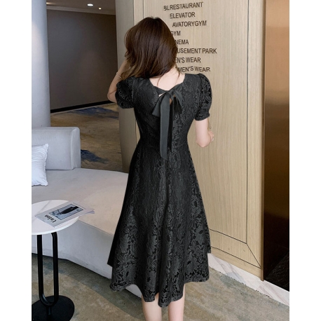 dress wanita korea D7924