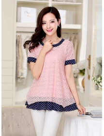 blouse brukat import T2181