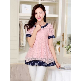 blouse brukat import T2181