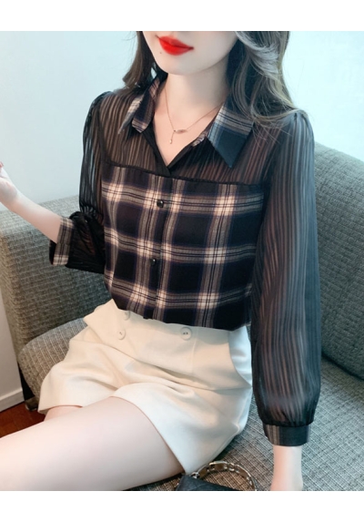blouse wanita korea T8077