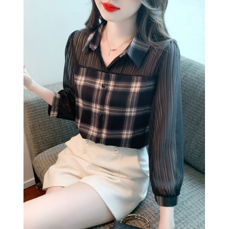 blouse wanita korea T8041