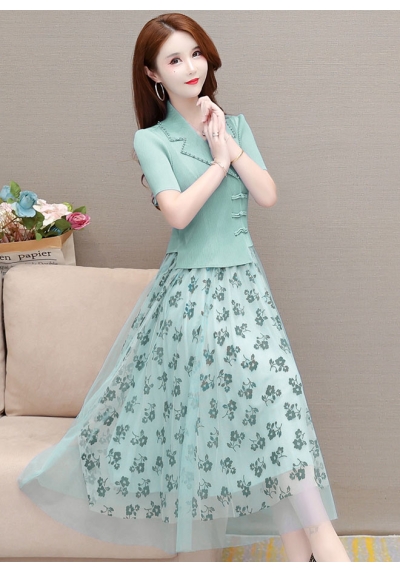 dress wanita korea D7925