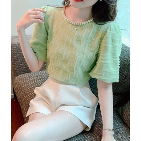 blouse wanita korea import T8084