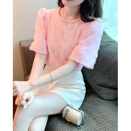blouse wanita korea import T8086