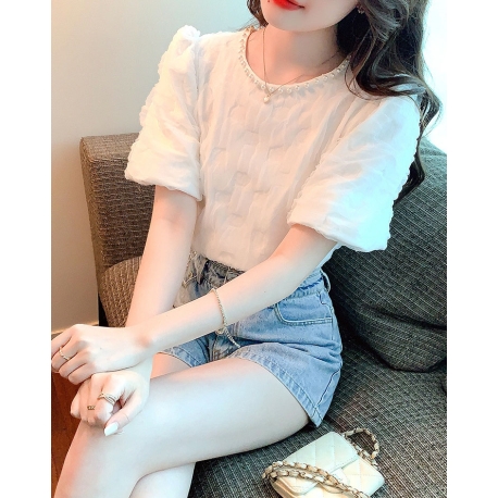 blouse wanita korea import T8086