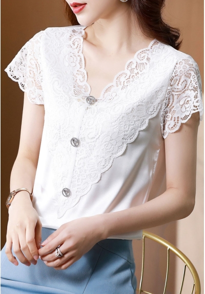 blouse wanita korea import T8089