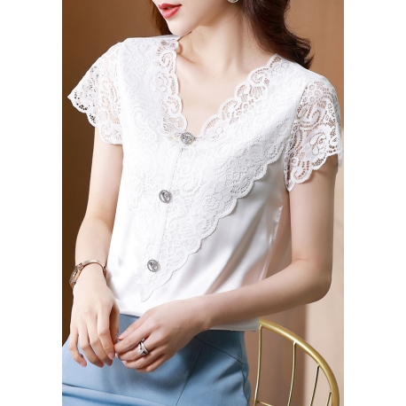 blouse wanita korea import T8089