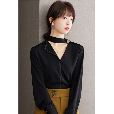 blouse wanita korea import T8089