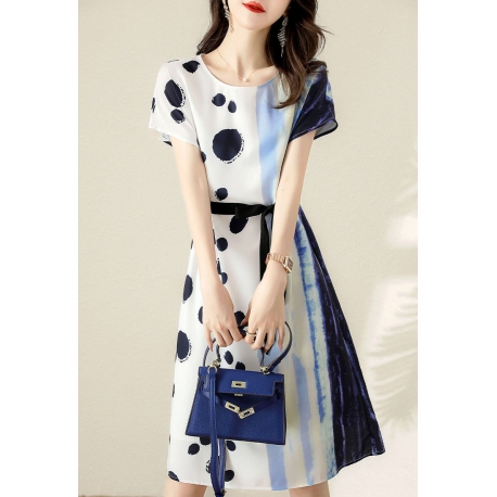 dress wanita korea D7938