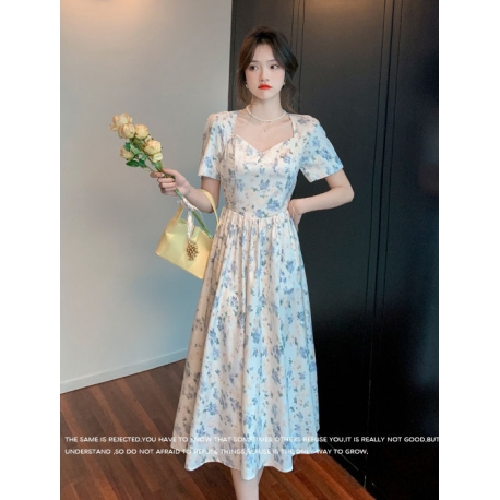 dress wanita korea D7938