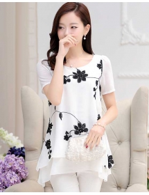 blouse chiffon import T2200