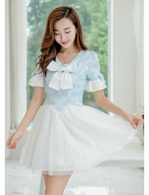 dress wanita korea D2188